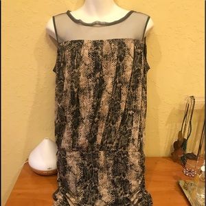 Rachel Roy snake skin pattern dress